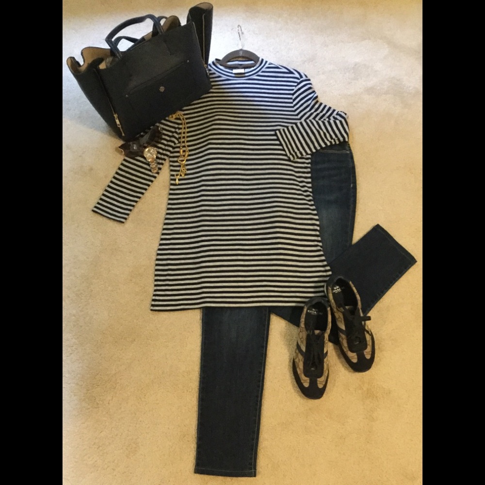 Stripe Tunic Top